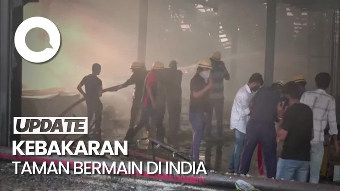 Tempat Bermain Keluarga di India Terbakar, 24 Orang Tewas