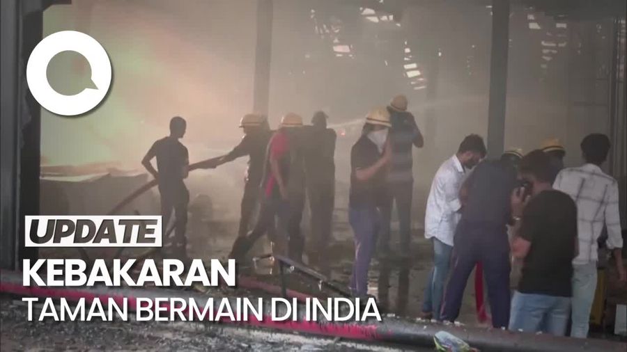 Tempat Bermain Keluarga di India Terbakar, 24 Orang Tewas