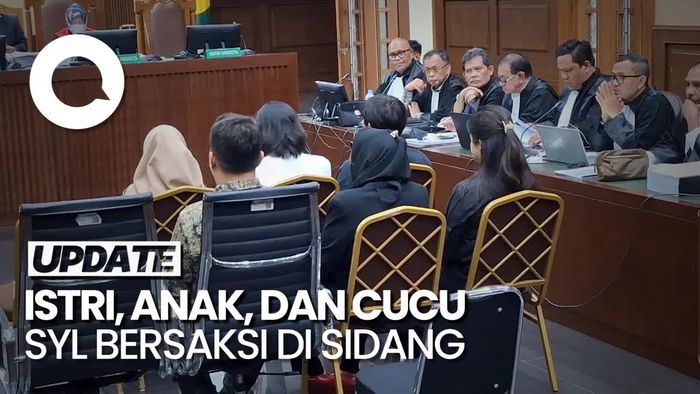 Istri, Anak, dan Cucu SYL Tiba di PN Jakpus untuk Bersaksi di Sidang