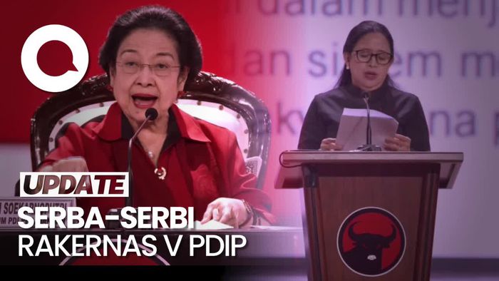 Tangisan Puan hingga Sindiran Megawati Warnai Rakernas V PDIP