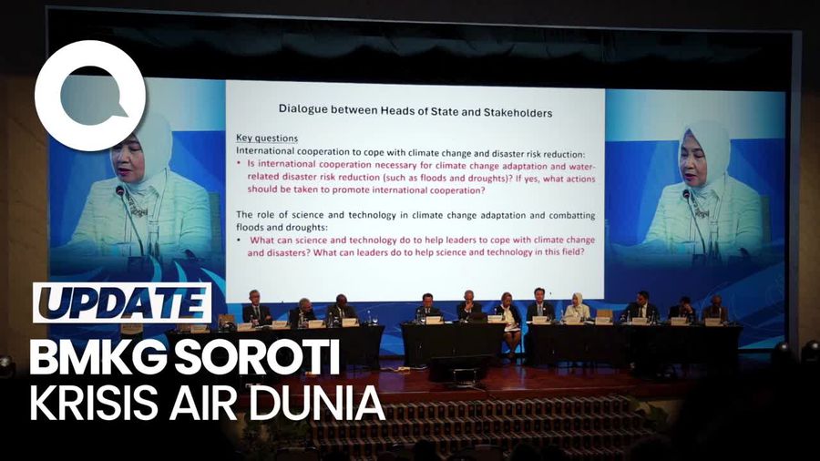 BMKG Soroti Krisis Air di WWF ke-10: Butuh Komitmen Kuat Antar Negara