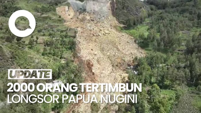  Korban Tertimbun Longsor Papua Nugini Meningkat Jadi 2.000 Orang