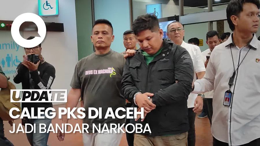 Tangan Diborgol-Berompi Tahanan, Ini Tampang Caleg PKS Bandar 70 Kg Sabu