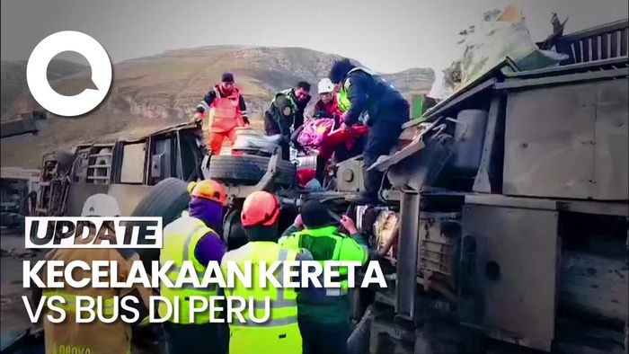 Kereta Tabrak Bus di Peru, 4 Orang Tewas-30 Luka
