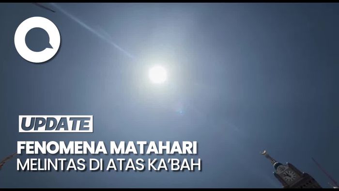 Melihat Langsung Fenomena Matahari Melintas Tepat di Atas Kabah