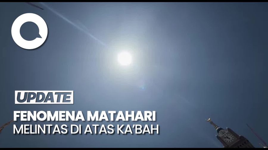 Melihat Langsung Fenomena Matahari Melintas Tepat di Atas Kabah