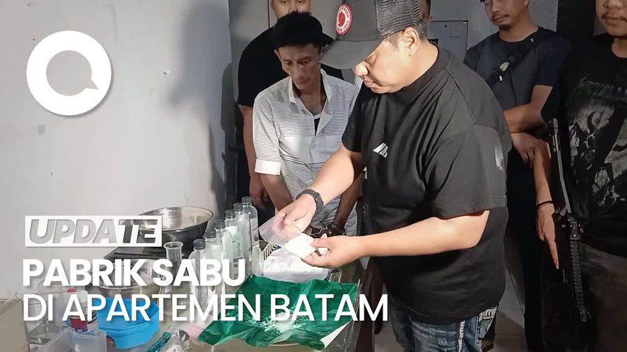 Polda Kepri Gerebek Pabrik Sabu di Sebuah Apartemen di Batam