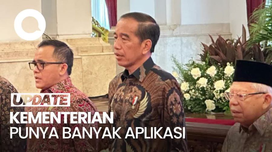 Jokowi Sentil Kementerian Punya 5 Ribu Aplikasi: Ruwet