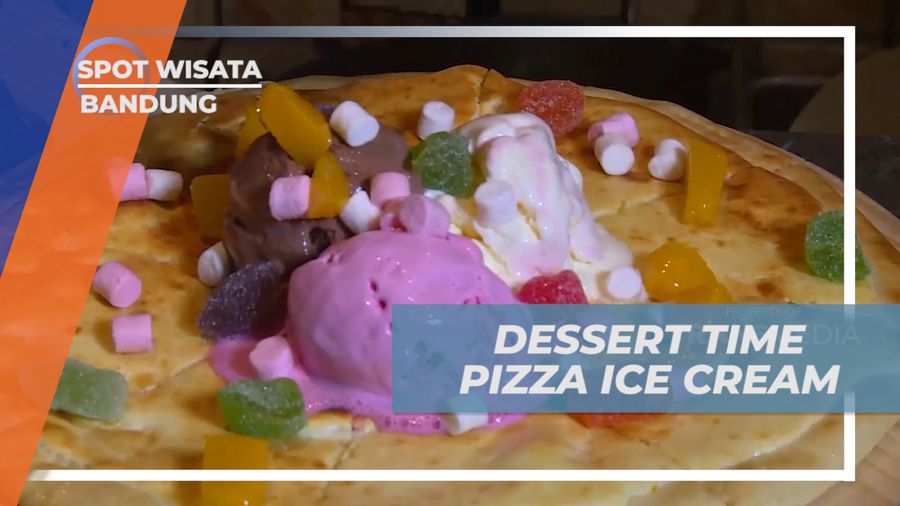 Pizza Ice Cream, Dessert Manis Dengan Sensasi Lembut di Lidah, Bandung