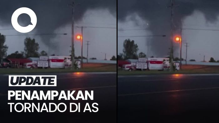 Penampakan AS Diterjang Tornado-Badai Ekstrem, 21 Orang Tewas