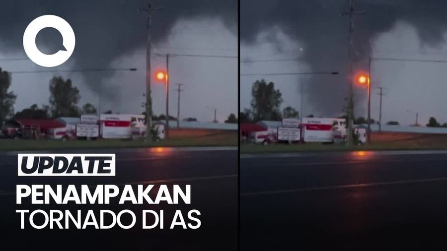 Penampakan AS Diterjang Tornado-Badai Ekstrem, 21 Orang Tewas