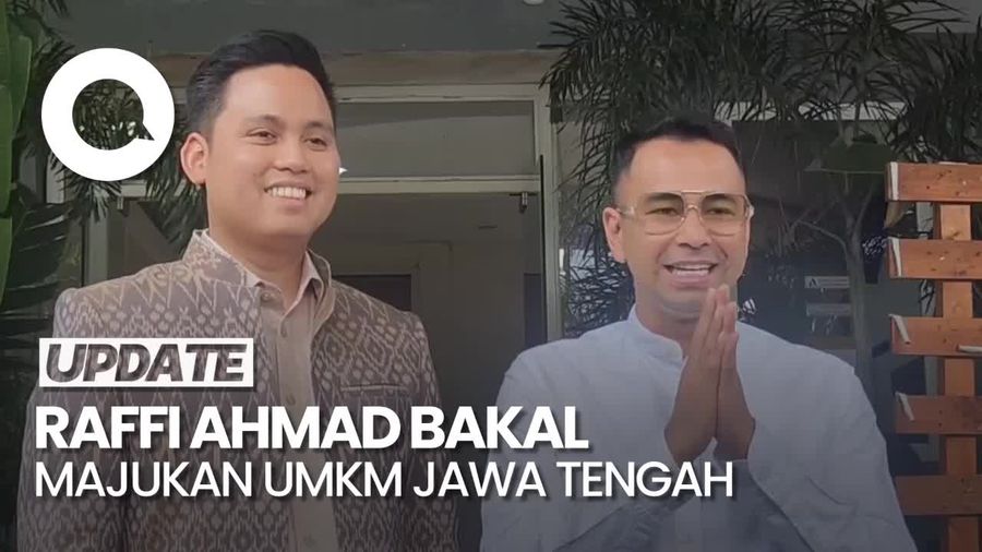 Raffi Ahmad Diminta Bupati Kendal untuk Memajukan UMKM Jateng