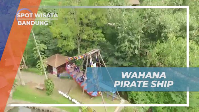 Mencoba Keseruan Wahana Pirate Ship di Dago Dream Park Bandung