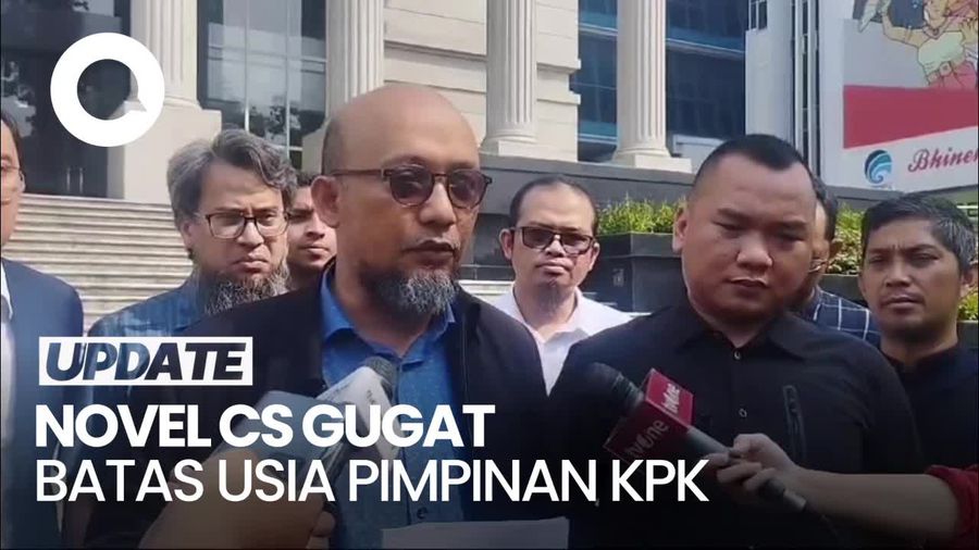 Novel Baswedan dkk Gugat Batas Usia Pimpinan KPK ke MK