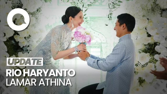 Potret Lamaran Pembalap Rio Haryanto dan Athina