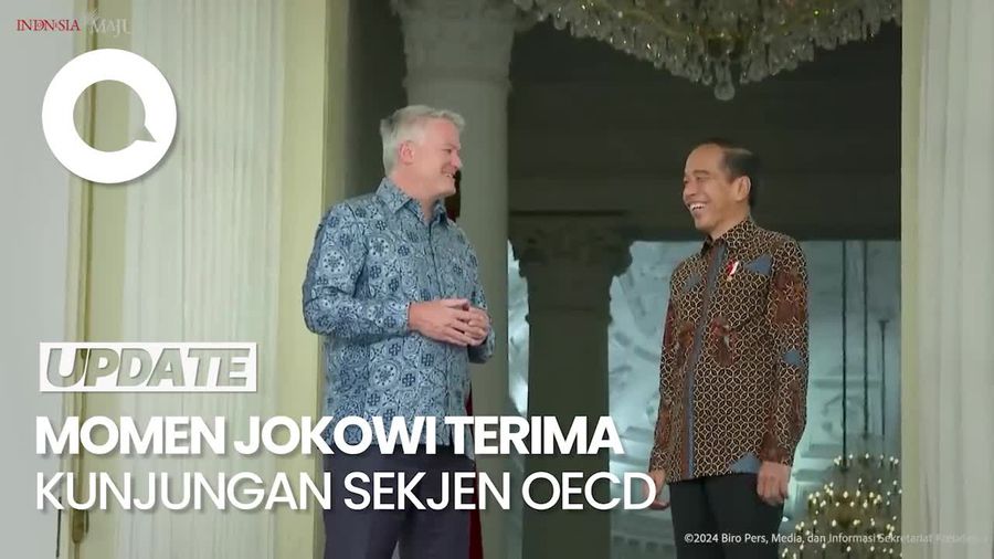 Jokowi Terima Kunjungan Sekjen OECD di Istana Bogor, Ini yang Dibahas