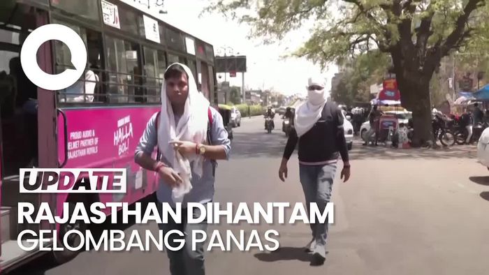 Gelombang Panas Landa Rajasthan India, Suhu Capai 46 Derajat Celsius