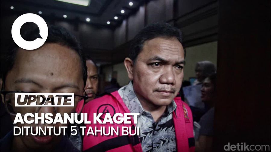 Baca Pleidoi, Achsanul Qosasi Keberatan Dituntut 5 Tahun Bui