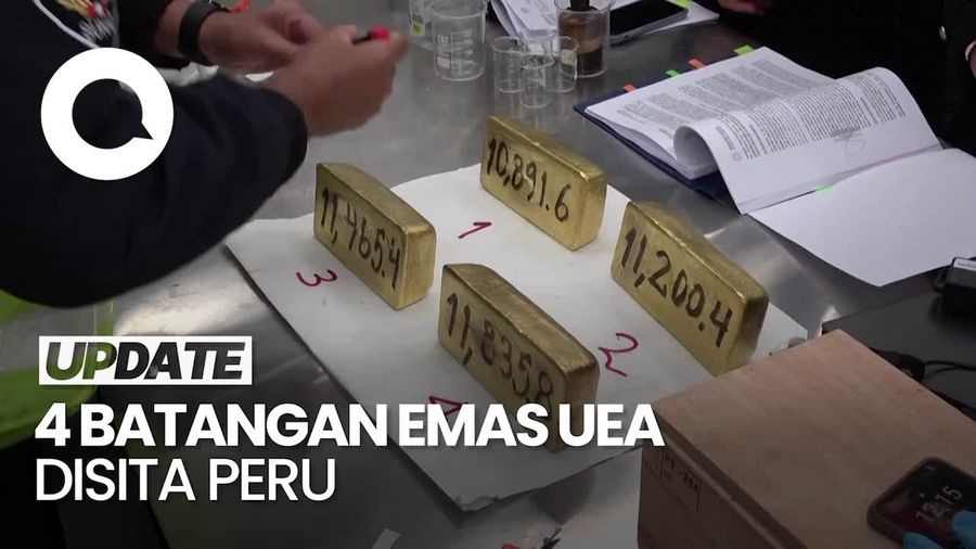  Peru Sita 4 Emas Batangan Tujuan Uni Emirat Arab