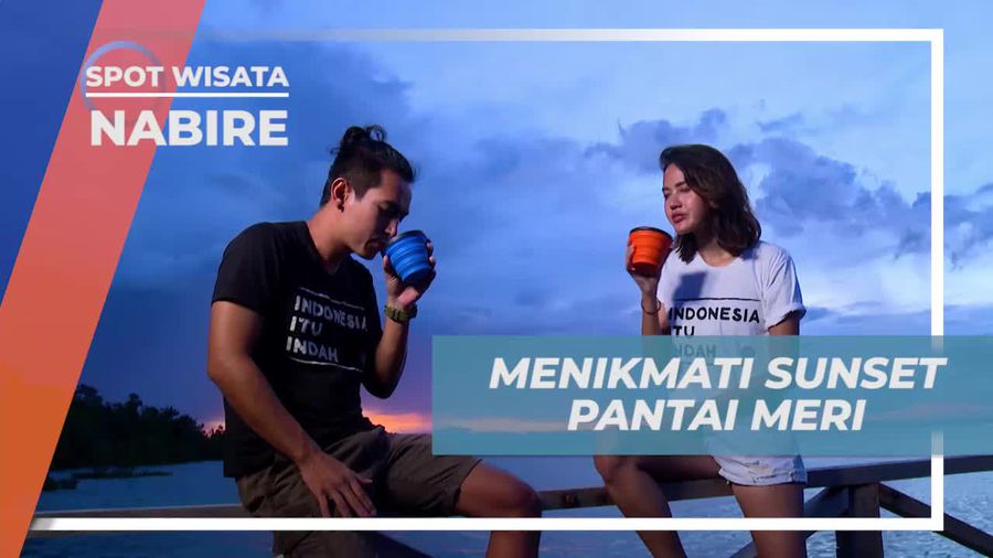 Menikmati Keindahan Panorama Sunset di Pantai Meri Nabire