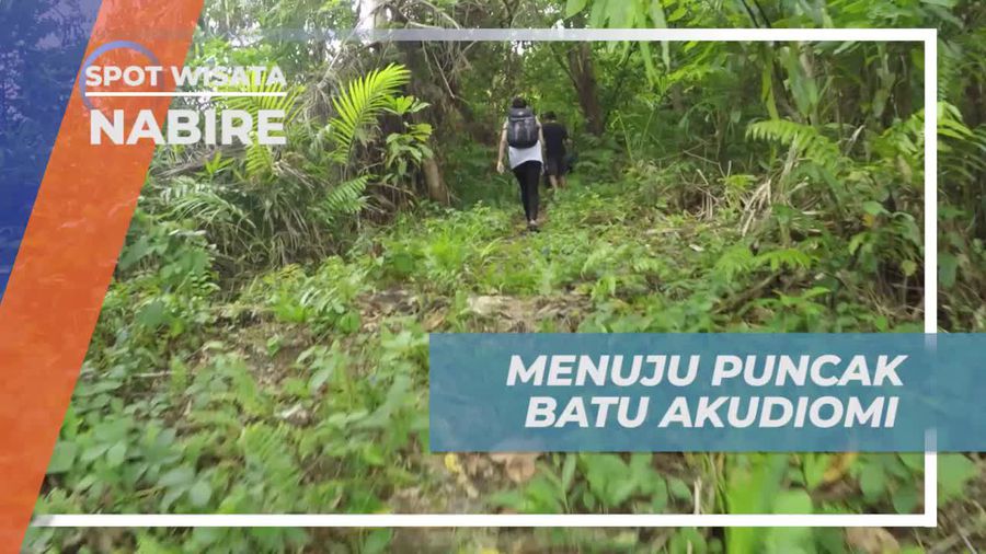 Perjalanan Menuju Puncak Batu Akudiomi Nabire