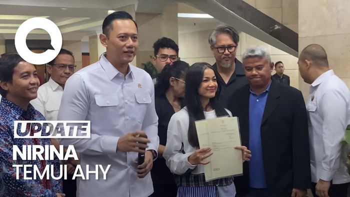 Nirina Zubir ke Kementerian ATR/BPN Temui AHY