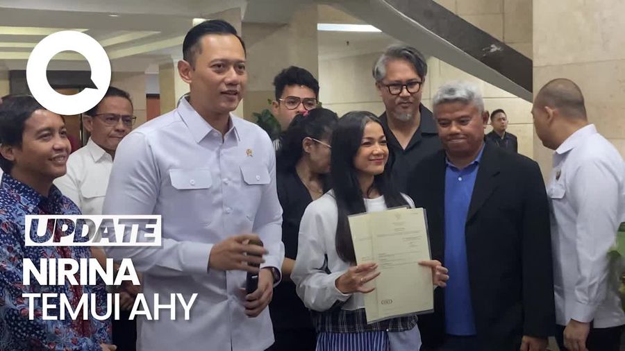 Nirina Zubir ke Kementerian ATR/BPN Temui AHY