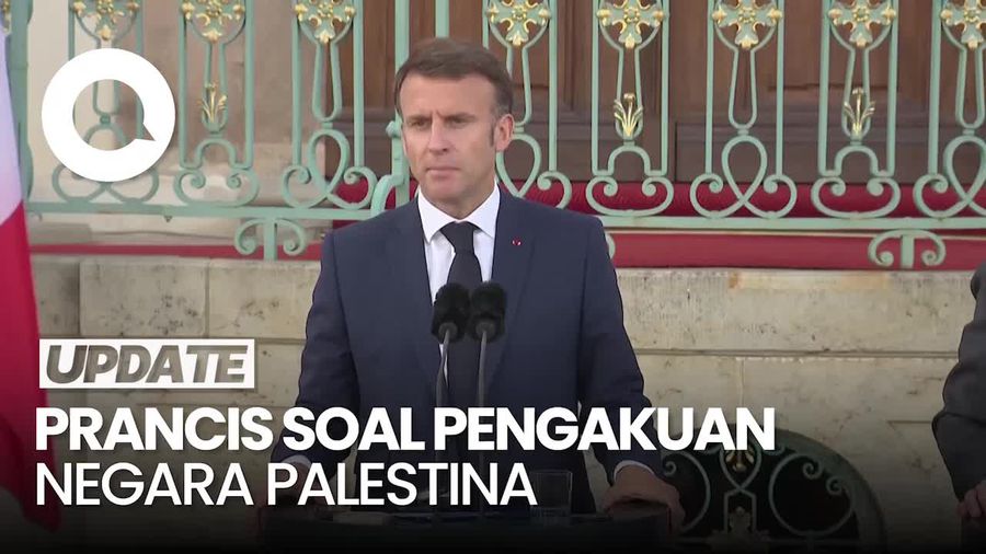 Macron soal Prancis Akui Negara Palestina: Kami Selalu Membelanya