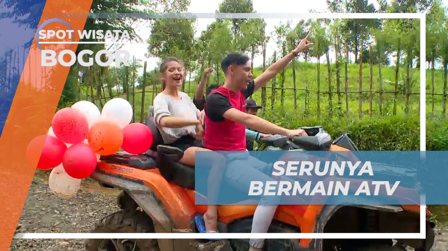 Serunya Melintasi Trek Berbatu Naik ATV Menuju Puncak Bukit Pondok Pemburu, Bogor