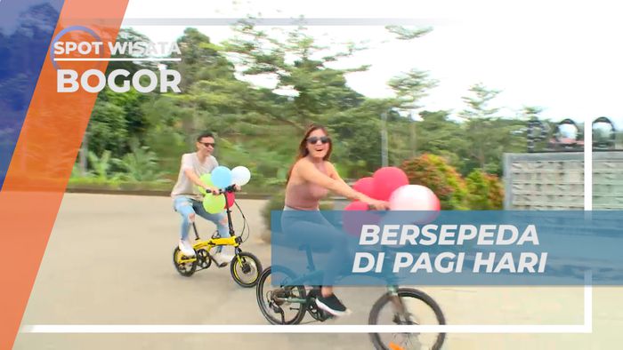 Awali Hari Dengan Kegiatan Bersepeda Pagi di Bukit Pelangi, Bogor