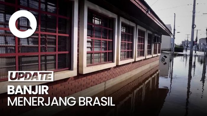 Ribuan Sekolah di Brasil Diliburkan Selama Satu Bulan Gegara Banjir