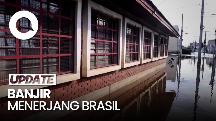 Ribuan Sekolah di Brasil Diliburkan Selama Satu Bulan Gegara Banjir