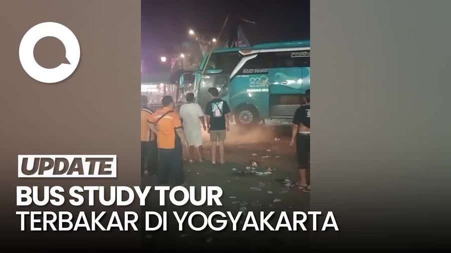 Bus Study Tour SMP Cendikia Cirebon Terbakar di Yogyakarta, Tak Ada Korban