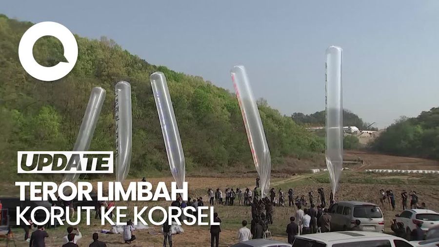 Korsel Dapat Teror Balon Udara Berisi Limbah dari Korut