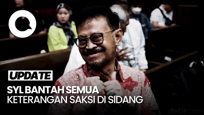SYL Bantah Pernyataan Saksi soal Jabatan hingga Lukisan di NasDem Tower