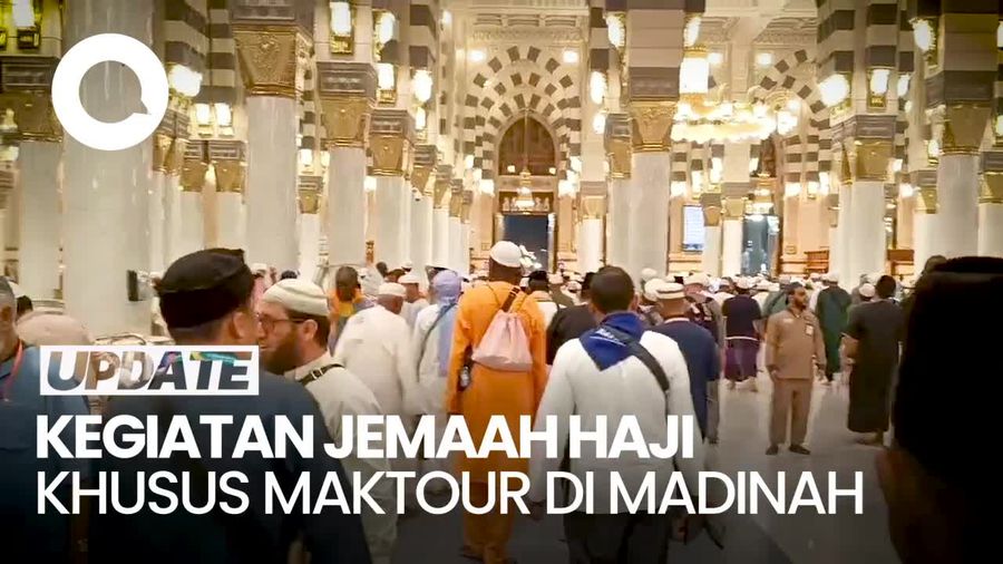Melihat Suasana Setelah Salat Subuh di Masjid Nabawi