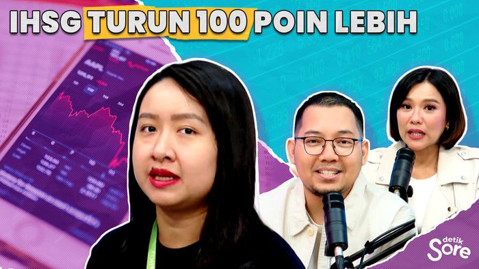 IHSG Turun 100 Poin Lebih