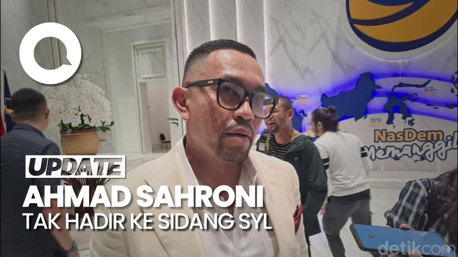 Ahmad Sahroni Tak Datang ke Sidang SYL, Ada Kegiatan Komisi III