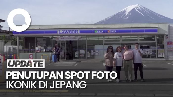 Jepang Tutup Spot Foto Ikonik Berlatar Gunung Fuji