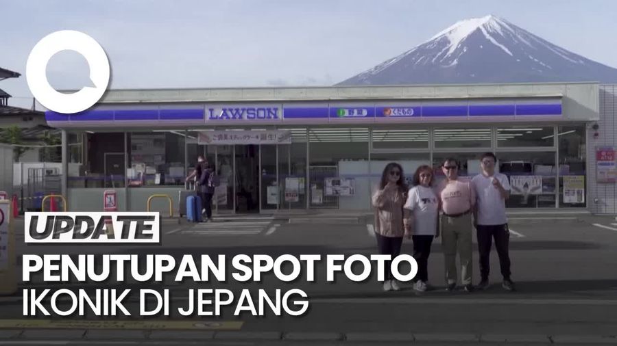 Jepang Tutup Spot Foto Ikonik Berlatar Gunung Fuji