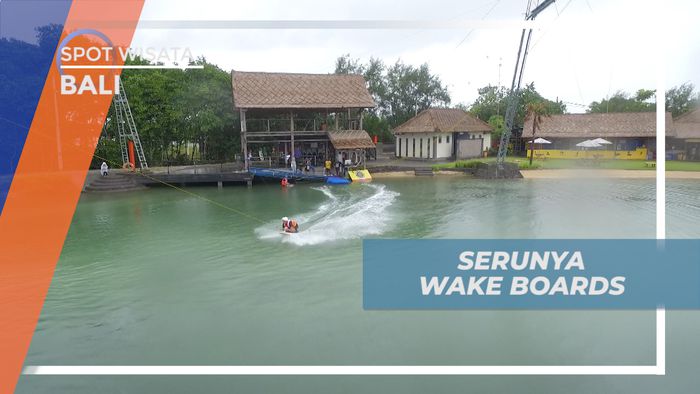 Menguji Keseimbangan Bermain Wake Boards di Bali