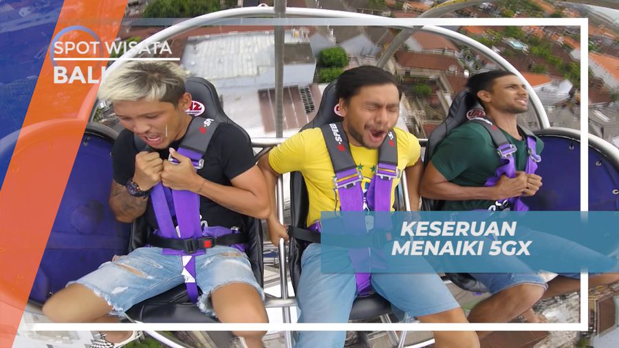 Menguji Adrenalin Dengan Bermain Wahana Ekstrim 5GX di Bali