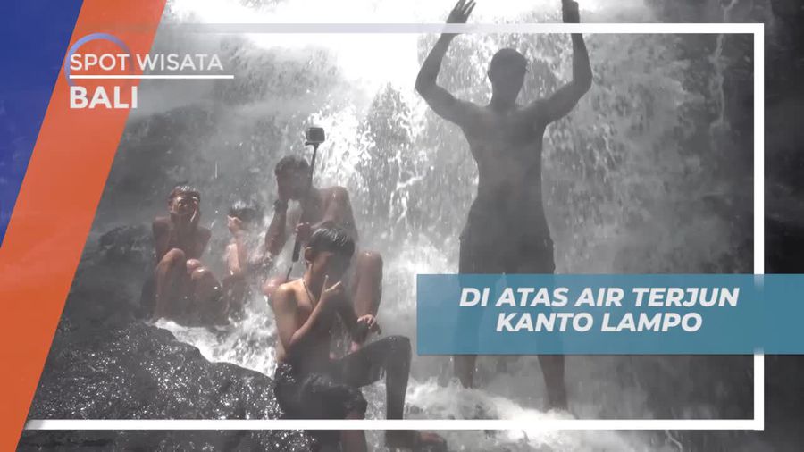 Mendaki Air Terjun Kanto Lampo Merasakan Derasnya Arus, Bali