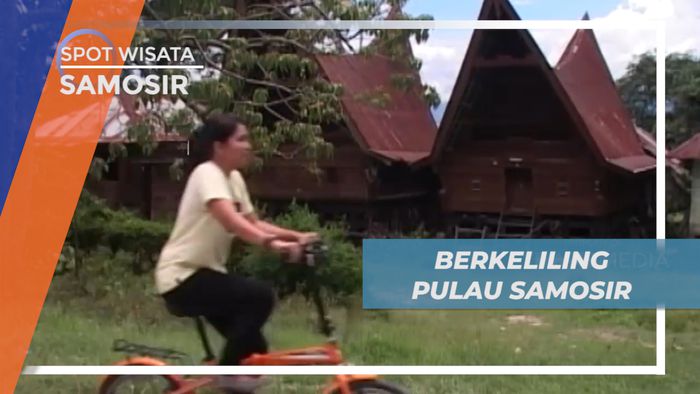 Menikmati Luasnya Danau Toba dengan Bersepeda di Pulau Samosir