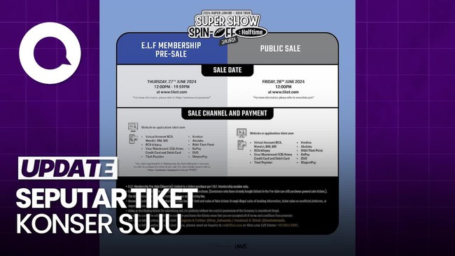 Melihat Harga Tiket Konser Super Junior di Beach City Ancol