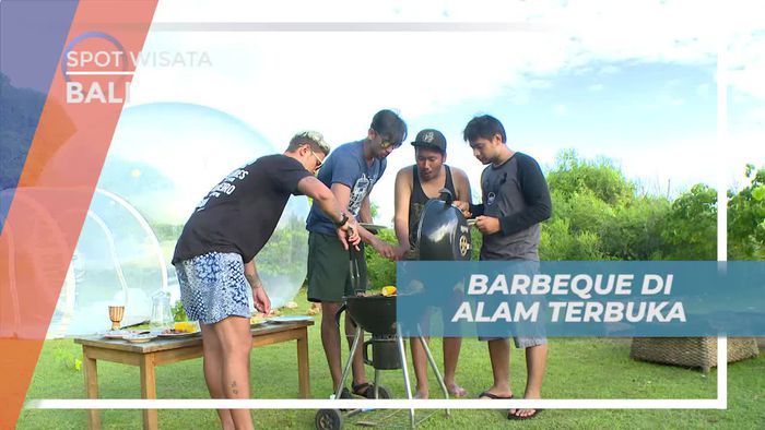 Barbeque Seru di Alam Terbuka Penginapan Asri Bali