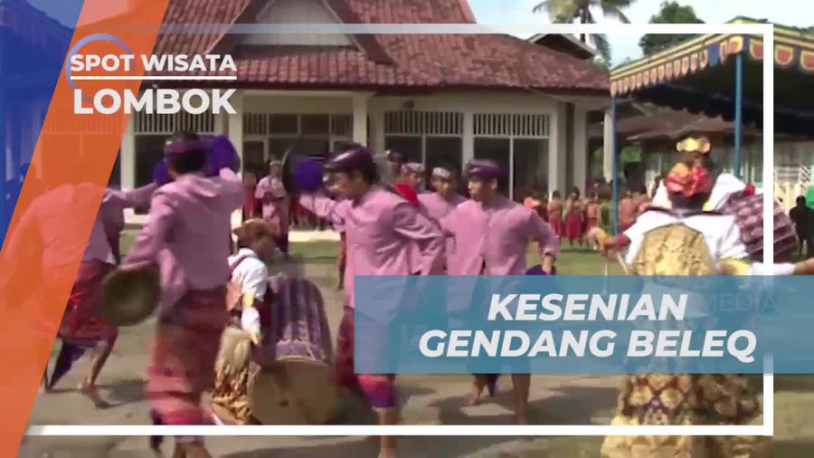 Melihat Dari Dekat Kesenian Gendang Beleq di Desa Banyumulek Lombok