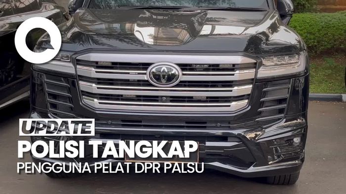 Satu Lagi Pengguna Pelat DPR Palsu Ditangkap, Seorang Pengacara