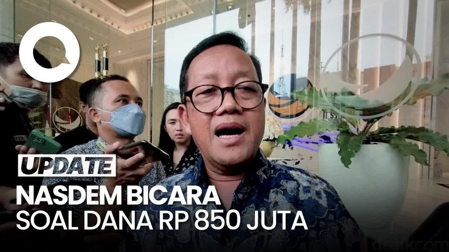 NasDem soal Aliran Dana Rp 850 Juta dari Kementan: Kami Semua Buka Dompet