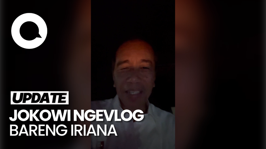 Selamat Pagi! Momen Jokowi Ngevlog Bareng Iriana, Ungkap Rencana Kunker
